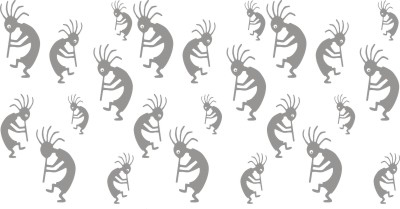 repeating pattern made by roller