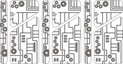 repeating pattern made by roller