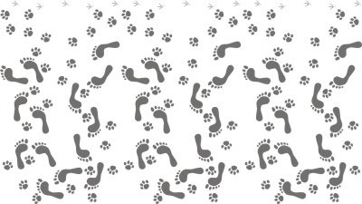 repeating pattern made by roller