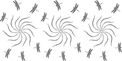 repeating pattern made by roller