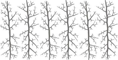 repeating pattern made by roller