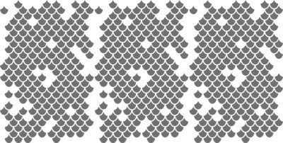 repeating pattern made by roller