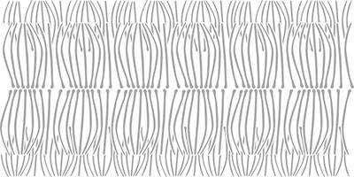 repeating pattern made by roller