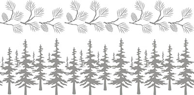 repeating pattern made by roller