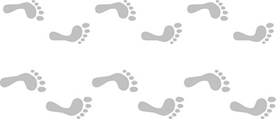repeating pattern made by roller