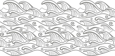 repeating pattern made by roller