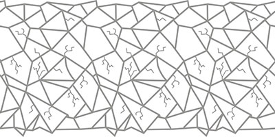repeating pattern made by roller