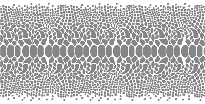 repeating pattern made by roller