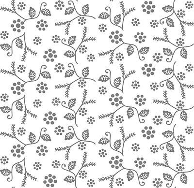 SD2837 Floral Pattern Handroller
