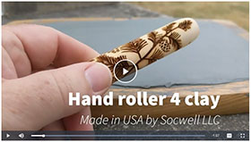 video demonstration how to use a rolling pin / hand roller